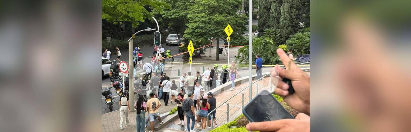 El lugar fue acordonado por las autoridades y agentes de la Sijín de la Policía se encargaron de las labores judiciales. /FOTO: CORTESÍA
