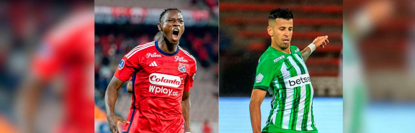 Ménder García (izquierda) y Pablo Ceppelini (derecha) son dos de los referentes del DIM y de Nacional, respectivamente. /FOTOS: JUAN ANTONIO SÁNCHEZ Y ANDRÉS CAMILO SUÁREZ