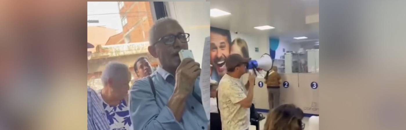 Docentes protestaron en Cohan. FOTO: FACEBOOK GENTEENVIGADO