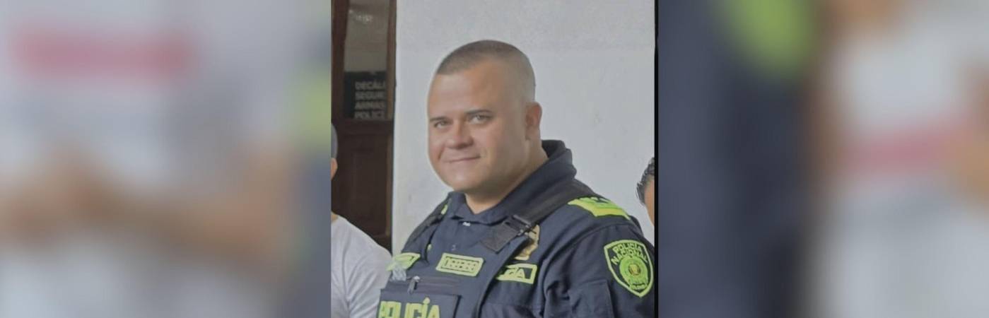 El subintendente de la Policía Iván Ferney Tabares Restrepo (Q.E.P.D.). FOTO: CORTESÍA