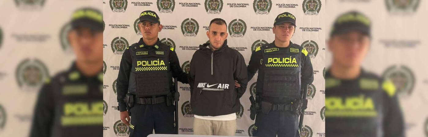 Alias Tremen tras ser capturado por la Policía. /FOTO: CORTESÍA