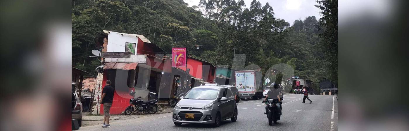 En este sector de la vereda Salinas, en Caldas, ocurrieron los hechos. /FOTO: LAURA ROSA JIMÉNEZ VALENCIA