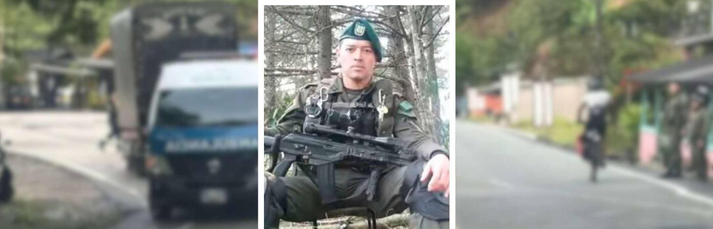 Él era el subintendente de la Policía Wilder Alexánder Guerra Salas. /FOTO: CORTESÍA 