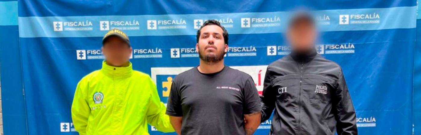 Cristian Alberto Muñoz Diossa, alias el Zarco, tras ser capturado. /FOTO: CORTESÍA