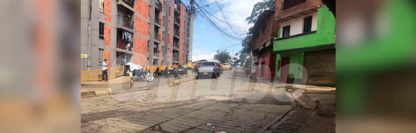 En este sector ocurrió el asesinato de Jhon Arley Chancí Bedoya. / FOTO: LAURA ROSA JIMÉNEZ VALENCIA