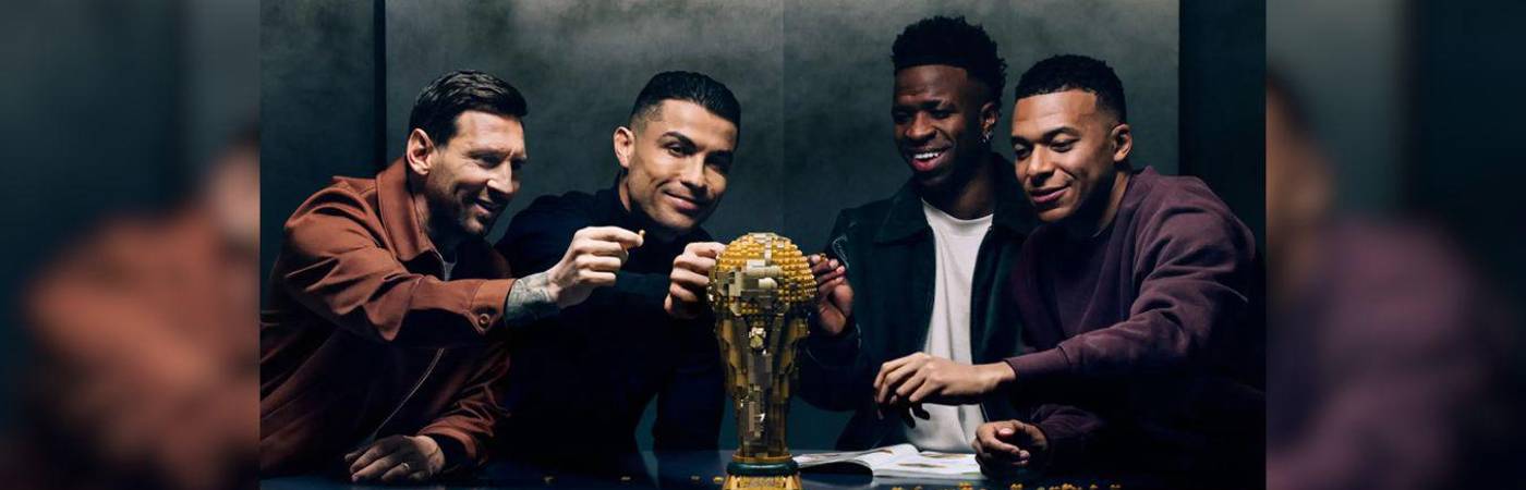 Lionel Messi, Cristiano Ronaldo, Vinícius Jr y Kylian Mbappé son los protagonistas del comercial. FOTO: @GOAL