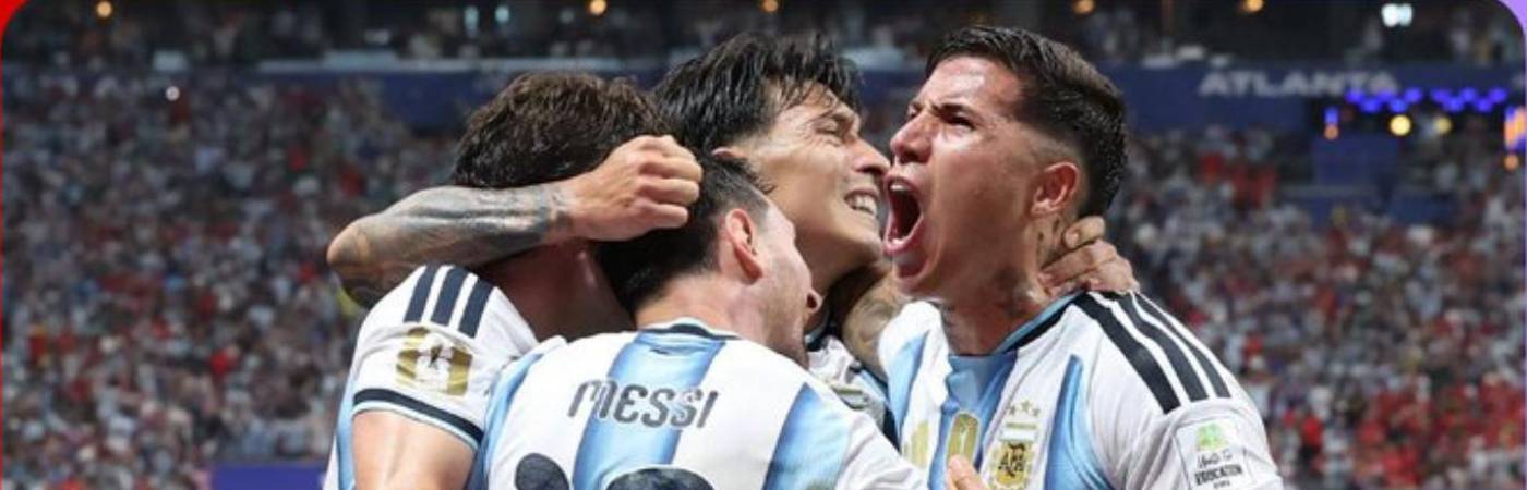 Argentina celebra su clasificación a los cuartos de final del Mundial 2026. FOTO: FIFA