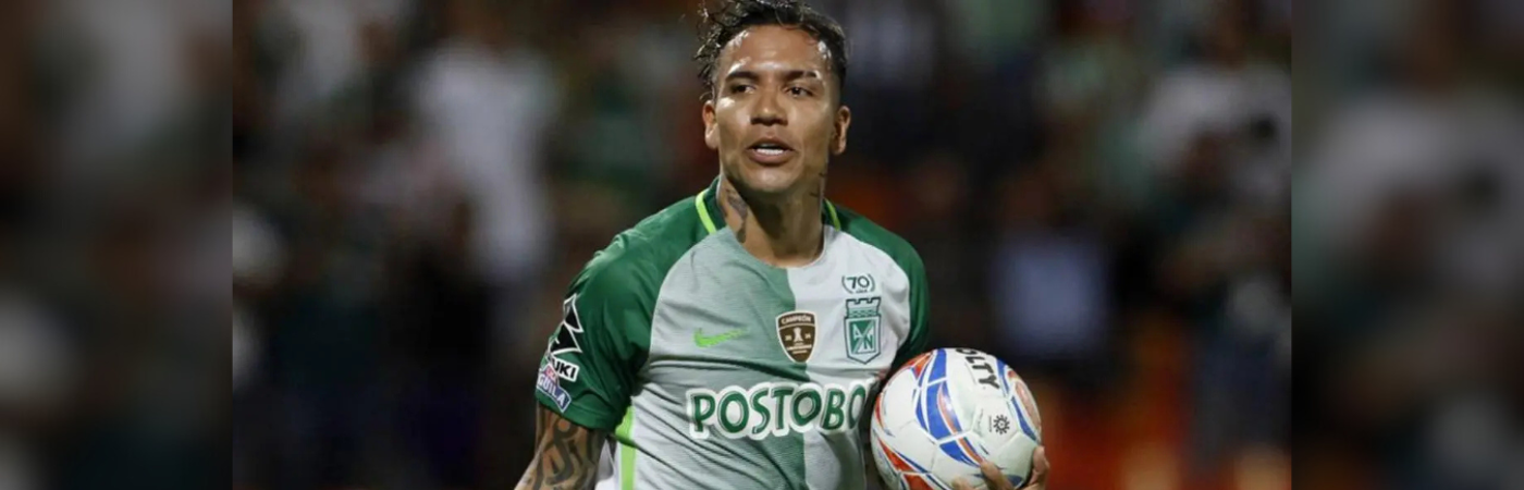 Dayro Moreno en su paso por Atlético Nacional (2017-2018). /FOTO: COLPRENSA 