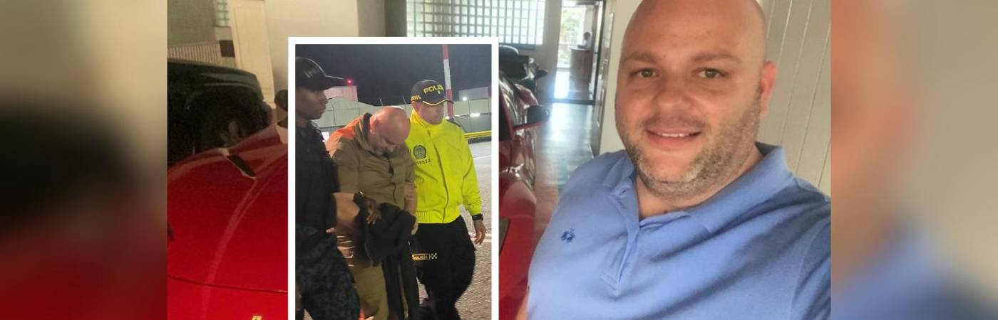 Miguel Quintero, hermano de Daniel Quintero, fue trasladado a la cárcel de Cómbita, en Boyacá. FOTO: CORTESÍA Y @TOBONVILLADA