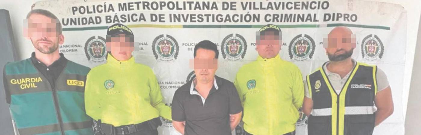 Captura alias Jorge. FOTO: CORTESÍA POLICÍA