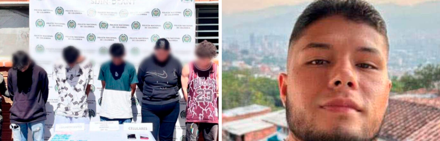 El cuerpo de Daniel Alberto (der) fue entregado en Medicina Legal de La Ceja. / FOTOS: CORTESÍA