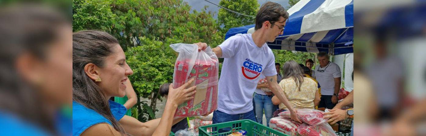 Este evento se enmarca en la Alianza Medellín Cero Hambre, que busca llegar a más hogares en condición de inseguridad alimentaria moderada y severa. / FOTO: CORTESÍA ALCALDÍA DE MEDELLÍN