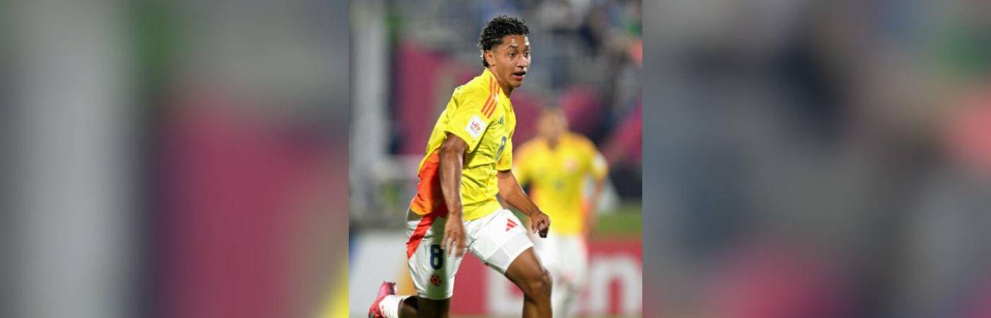 Juan José Cataño fue el autor del gol que le dio el empate a la Tricolor en el Mundial Sub-17. / FOTO: FIFA