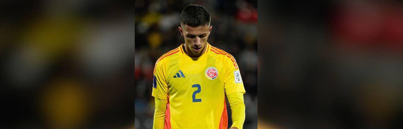 Simón García, jugador del registro de Atlético Nacional, se ha consolidado como parte fundamental de la defensa Tricolor. / FOTO: CORTESÍA FEDERACIÓN COLOMBIANA DE FÚTBOL