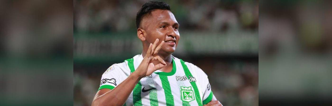 Alfredo Morelos llega como una carta fuerte de Nacional en un duelo clave por el paso a la final. FOTO: MANUEL SALDARRIAGA.