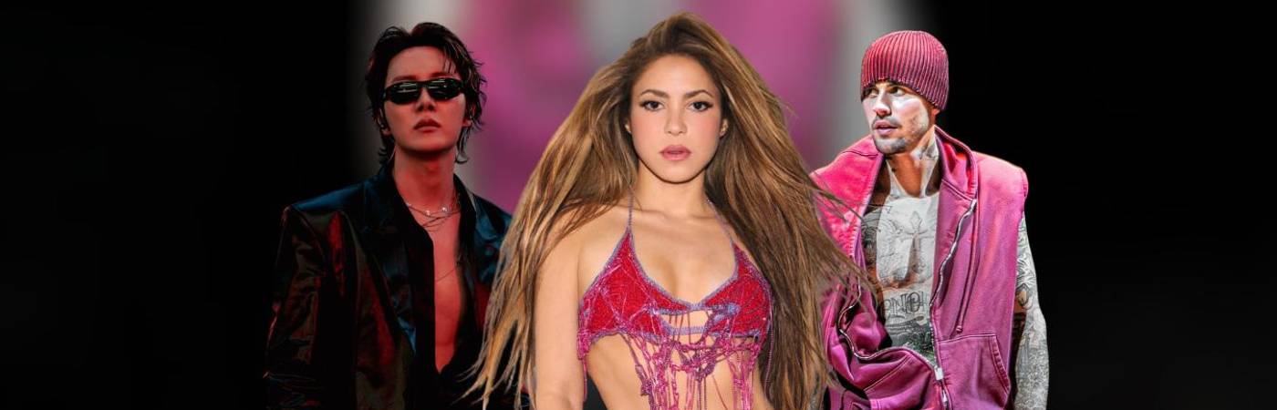 Shakira será la invitada de lujo junto a BTS (izq.) y Justin Bieber (der.). FOTO: TOMADA DE INSTAGRAM @btsoficial - @shakira - @lilbieber