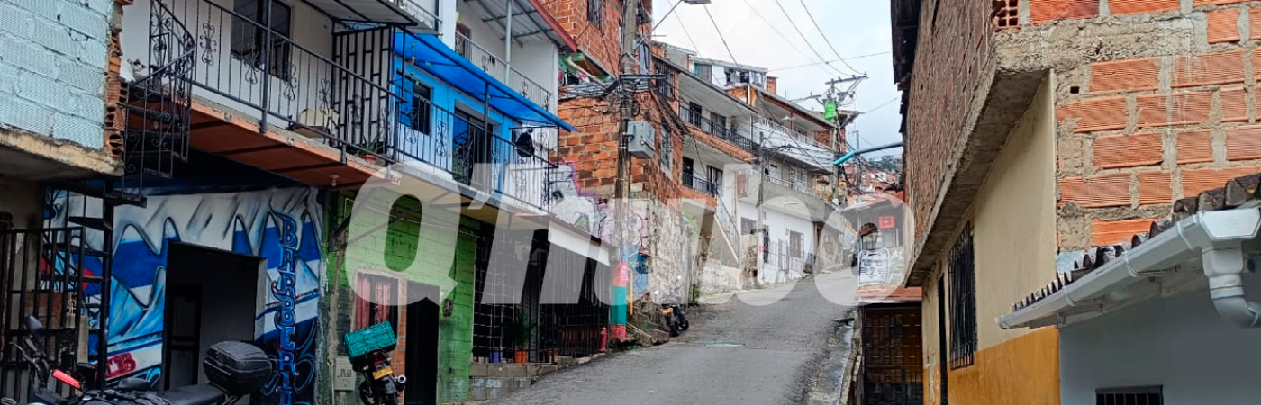 En este sector de El Salado ocurrió el homicidio. /FOTO: Q’HUBO