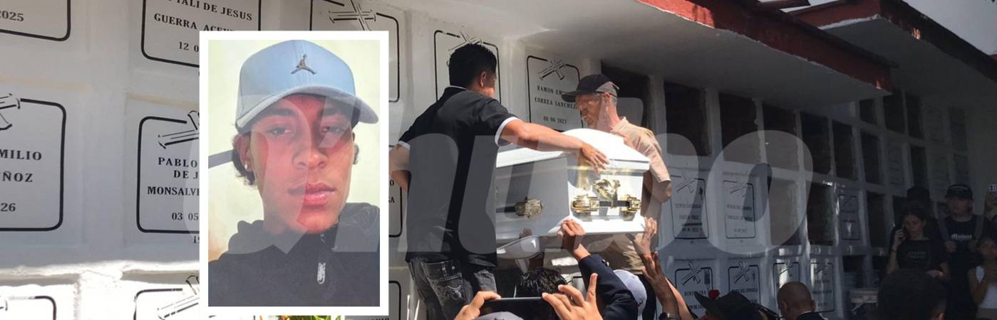 Alexánder Avendaño Varela fue sepultado en el cementerio del corregimiento San Cristóbal. FOTOS: LAURA ROSA JIMÉNEZ VALENCIA