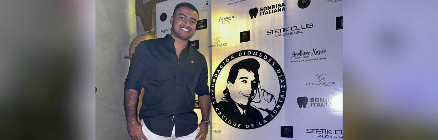 Luis Marino Díaz, hijo del cantante Diomedes Díaz. FOTO: @LUISMARIANOD