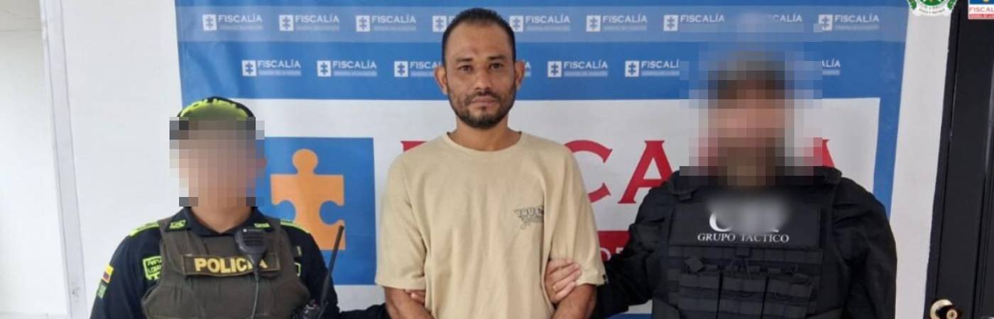 Este hombre se habría ido de Antioquia para, al parecer, evadir la acción de la justicia. FOTO: FISCALÍA