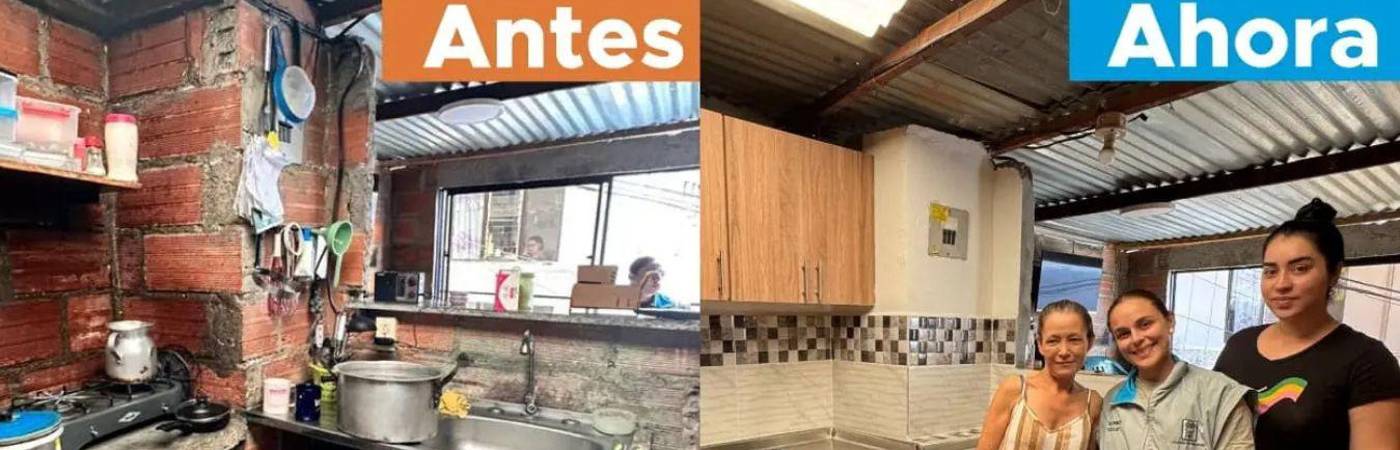 Familias de Medellín podrán gestionar mejoras para sus viviendas. / FOTO: ALCALDÍA DE MEDELLÍN