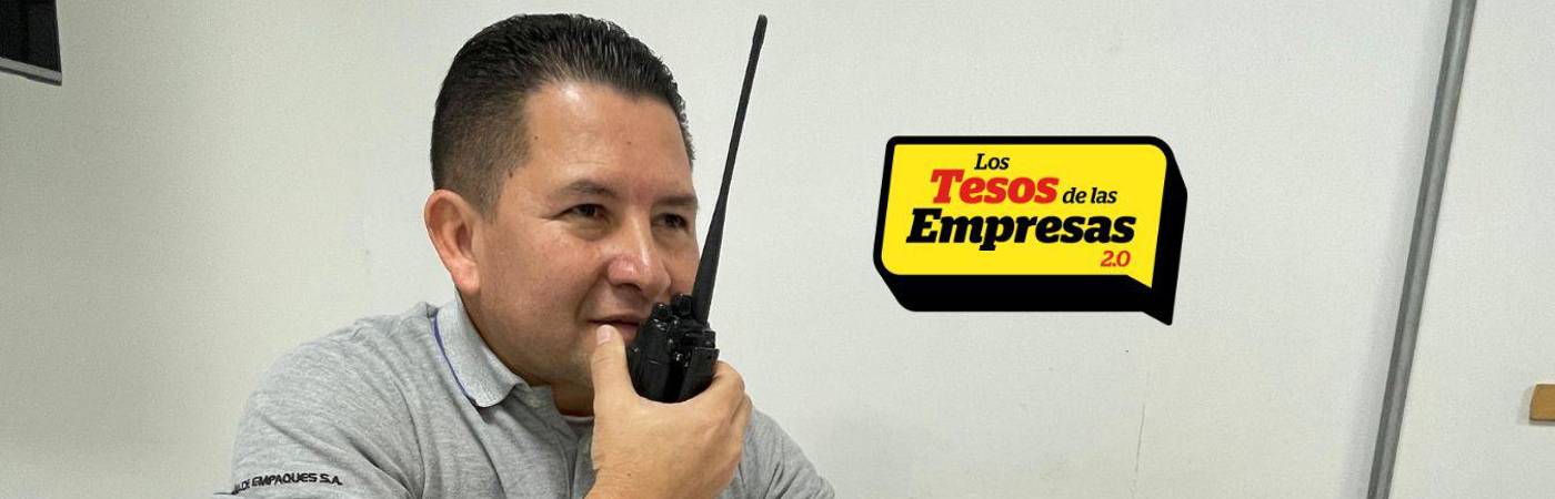 Carlos Mario Ríos llegó a Excala como mensajero y ahora es supervisor