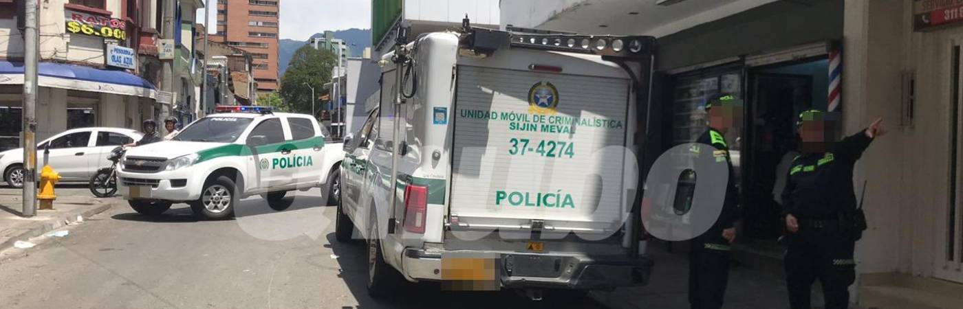Investigadores de la Sijín de la Policía analizaron varias cámaras de seguridad, tanto públicas como privadas, para conocer el recorrido que hizo el presunto asesino de la mujer. FOTO: LAURA ROSA JIMÉNEZ VALENCIA