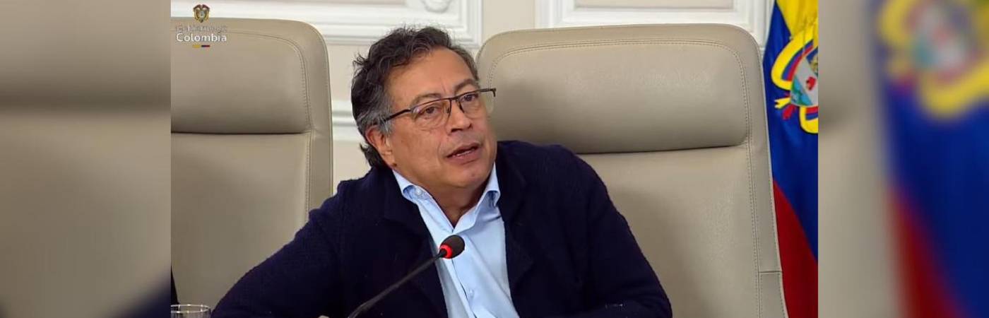 Gustavo Petro, presidente de Colombia. FOTO: COLPRENSA