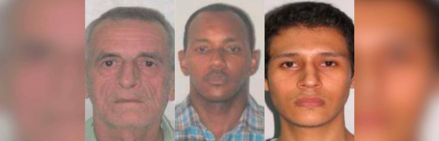 Izquierda: Francisco Alberto Cuartas Ramírez. Centro: Luis Alfonso Correa Rivas. Derecha: Carlos David Sayago Parra. / FOTOS: CORTESÍA