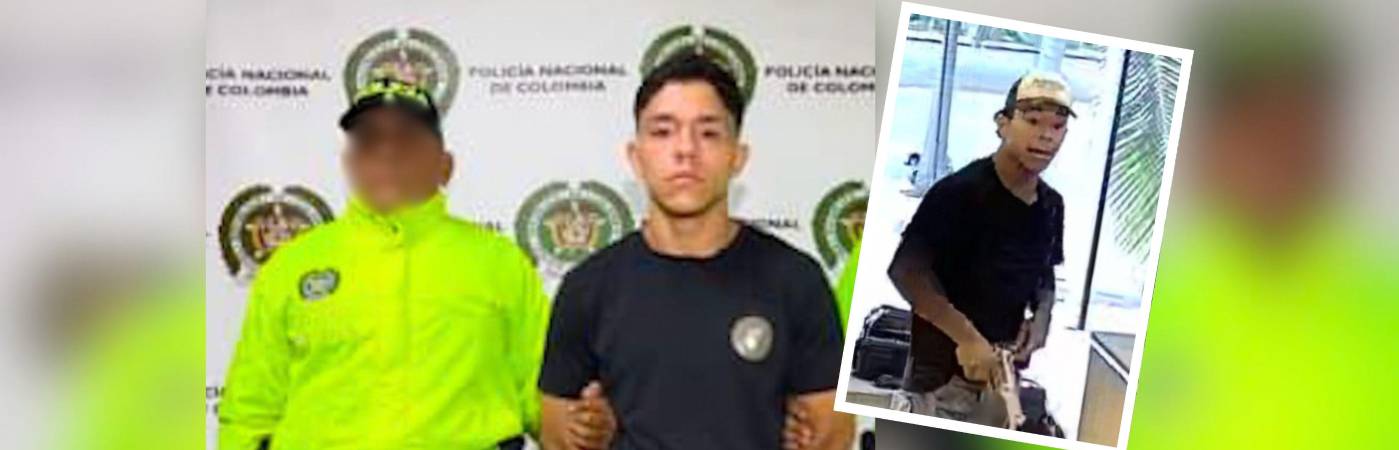 Diego Alejandro Galicía Jaramillo fue capturado mediante orden judicial por agentes de la Sijín de la Policía. FOTO: CORTESÍA