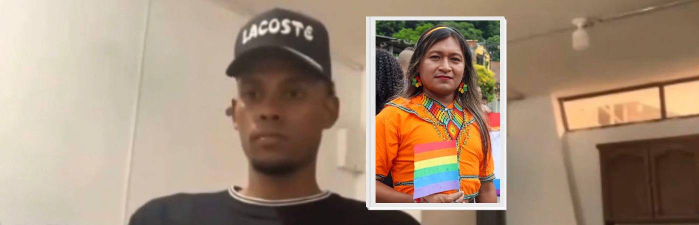 Fernanda Domicó (foto detalle) fue asesinada en julio del año pasado. Un grupo élite de la Policía capturó a Jhon Ever Martínez Avendaño (izquierda). FOTOS: CORTESÍA