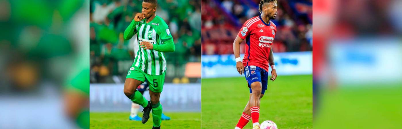Andrés Felipe Román (izquierda) y Léyser Chaverra (derecha) son los referentes para este clásico. /FOTOS: ANDRÉS CAMILO SUÁREZ