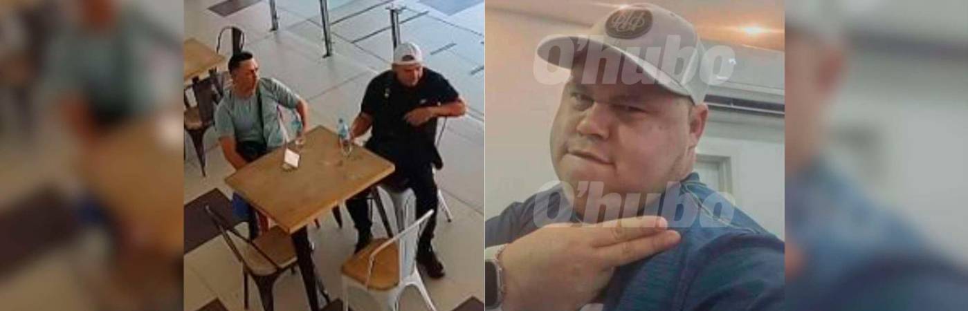 Izquierda: los sicarios momentos previos al crimen. Derecha: Ramón Arístides Sánchez Duque, la víctima. /FOTOS: CAPTURA DE VIDEO Y CORTESÍA