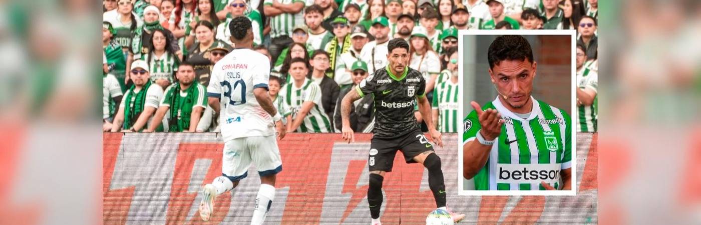 Lucas González (izq.) no quedó nada conforme con lo que mostró su equipo en el primer tiempo. FOTOS: MANUEL SALDARRIAGA Y CORTESÍA NACIONAL 