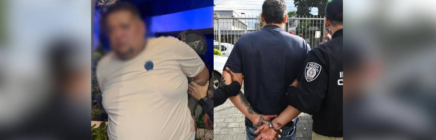 Alias Balín (izquierda) y Roberto Nastasi (derecha). FOTO: CORTESÍA SECRETARÍA DE SEGURIDAD MEDELLÍN