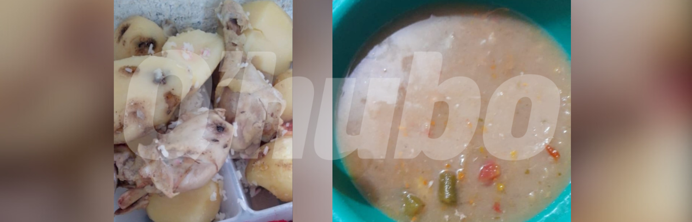 Algunos de los alimentos que han estado recibiendo los reclusos, hombres y mujeres, de la cárcel El Pedregal. /FOTOS: CORTESÍA