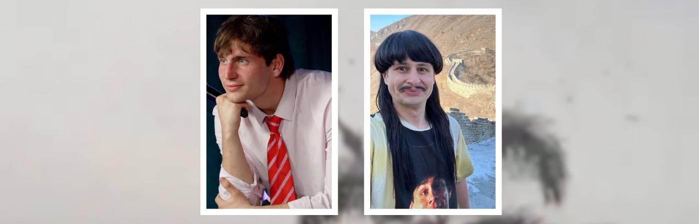 Izquierda: Gaspar Prim Díaz (2002 - 2026). A la derecha: Oliver Tree, (1993 - 2026). Estaban en Brasil por compromisos laborales. FOTOS: @OLIVERTREE, @GASPIPD