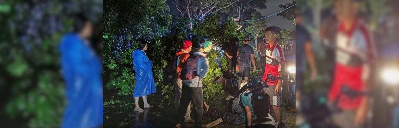 La emergencia fue atendida por la Policía de Carreteras y varios organismos de socorro. FOTO: FACEBOOK LA VERDAD NOTICIAS