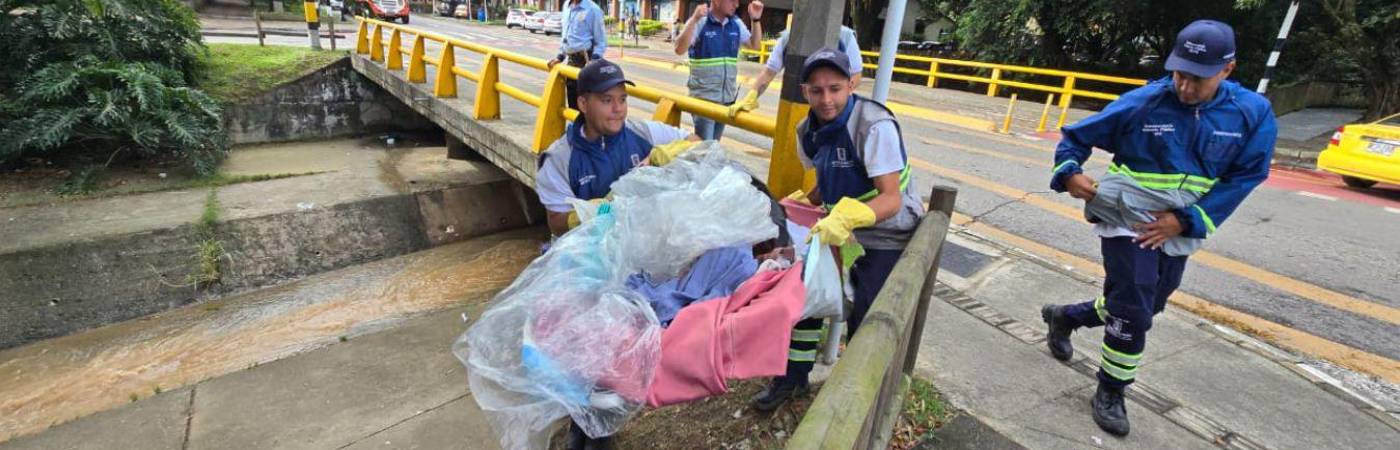 La quebrada La Picacha fue limpiada y renovada, mejorando la seguridad y el entorno. FOTO: CORTESÍA RICARDO ROJAS.