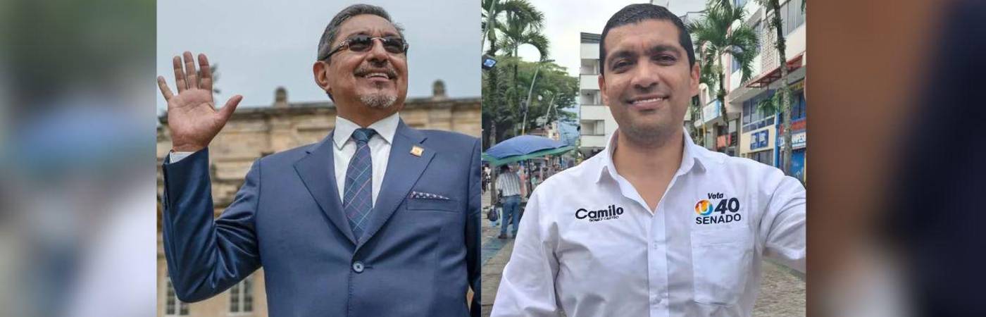 Modesto Aguilar y Freddy Camilo Gómez enfrentan ahora a la justicia. FOTOS: FACEBOOK