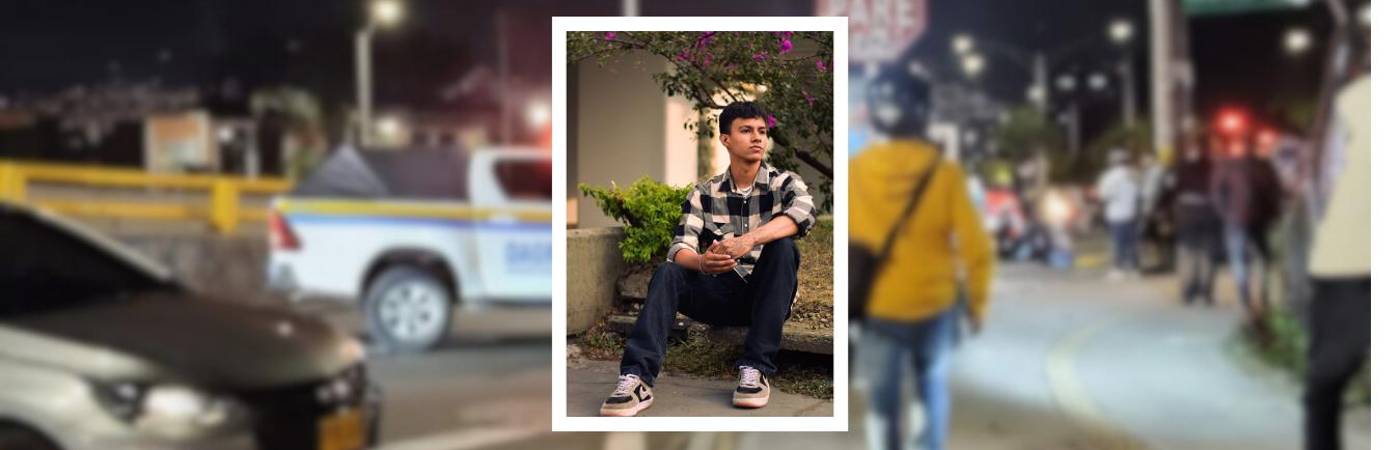 Lugar donde ocurrió el accidente. /FOTOS: FONDO (CORTESÍA) y FOTO DETALLE EMANNUEL (CORTESÍA)