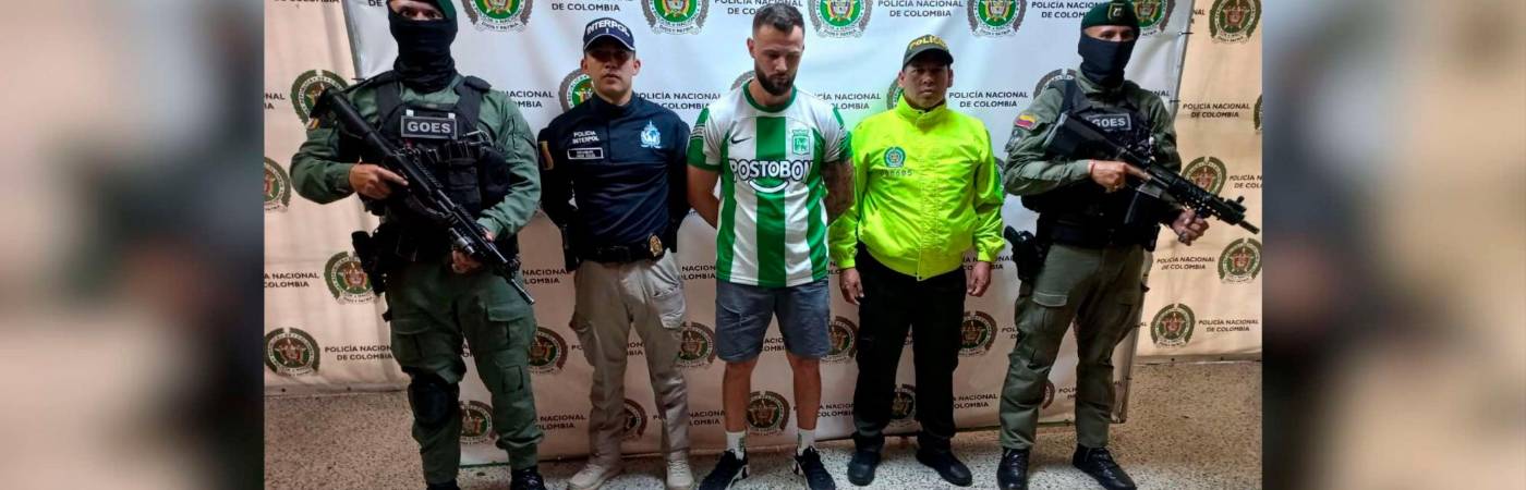 Alias Dips tras su captura. /FOTO: POLICÍA NACIONAL