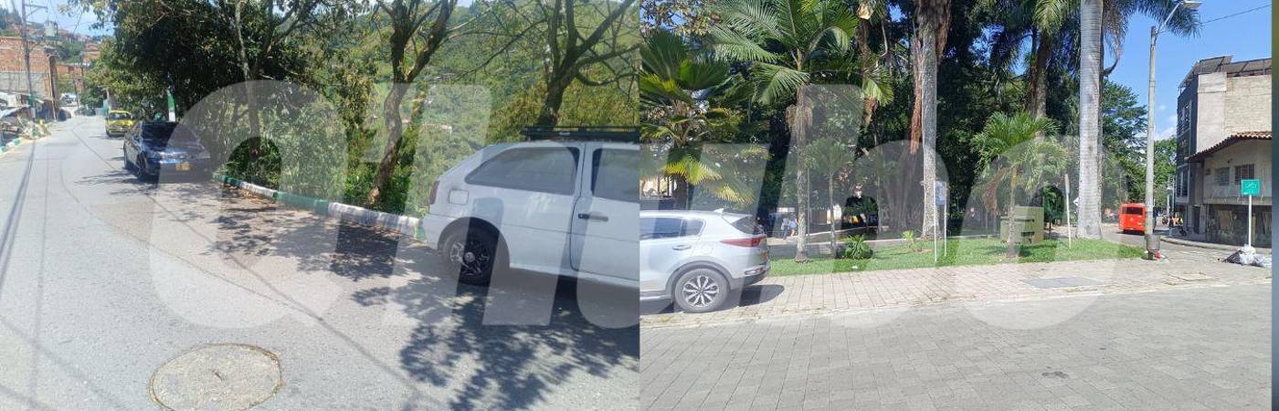 A la izquierda, el lugar del primer incidente, el barrio Antonio Nariño. A la derecha, Boston, en el Centro. Los hechos no estarían relacionados entre sí. FOTOS: Q’HUBO MEDELLÍN