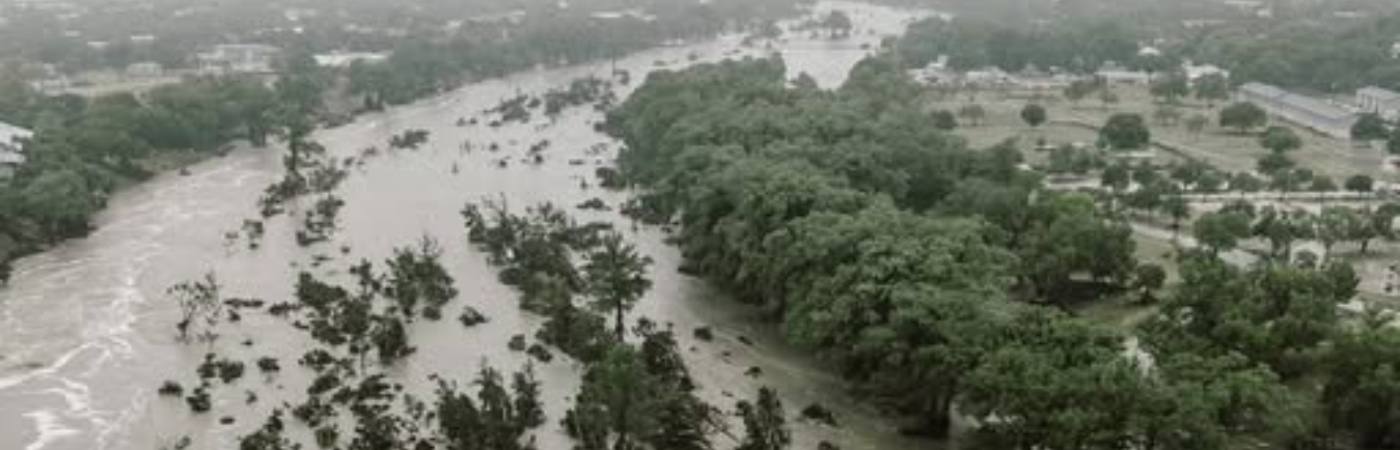 Inundaciones en Texas./FOTO: X @JamesTate121
