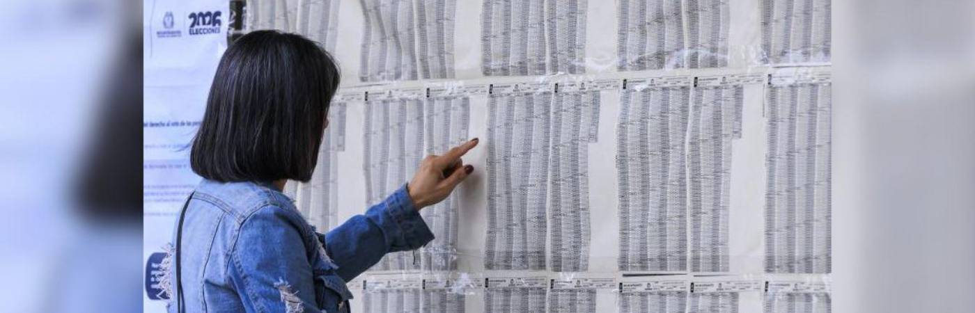 Consulte previamente su puesto y mesa de votación y agéndese para ejercer su derecho. FOTO: CAMILO SUÁREZ