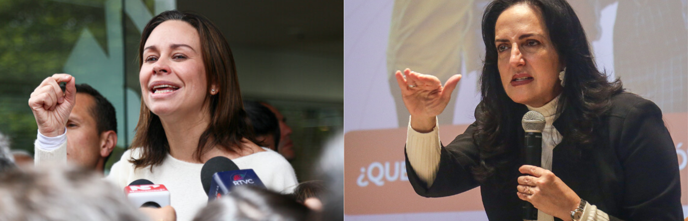 María Claudia Tarazona (Izq) y María Fernanda Cabal (Der). /FOTOS: COLPRENSA