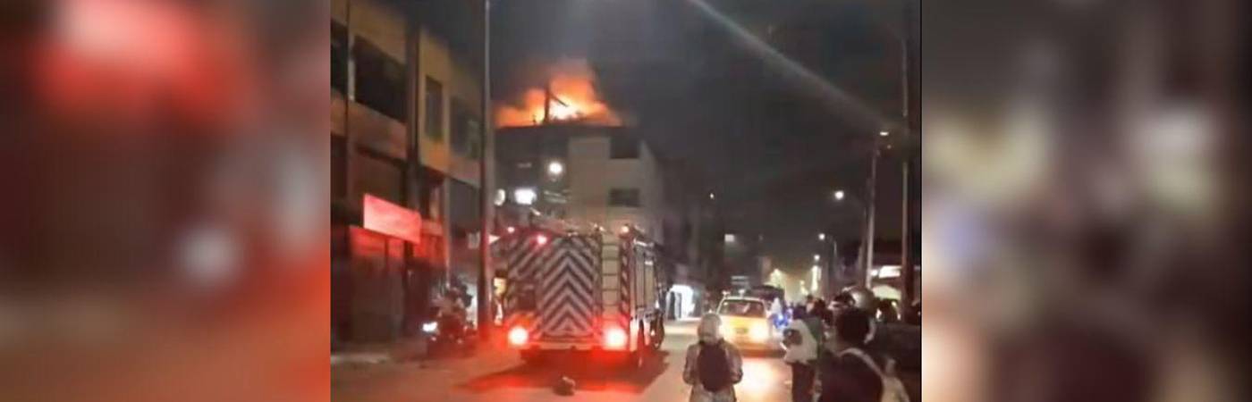Sucedió a las 7:00 de la noche; no se reportaron heridos. FOTO: CAPTURA DE VIDEO ANTIOQUIA CONECTA