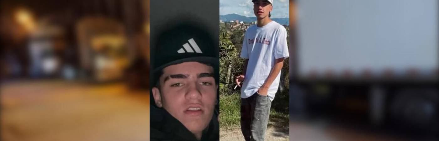 Jharly López y Juan Esteban Murillo, fueron las víctimas del ataque armado. /FOTO: TOMADAS DE FACEBOOK MARINILLA ANTIOQUIA C