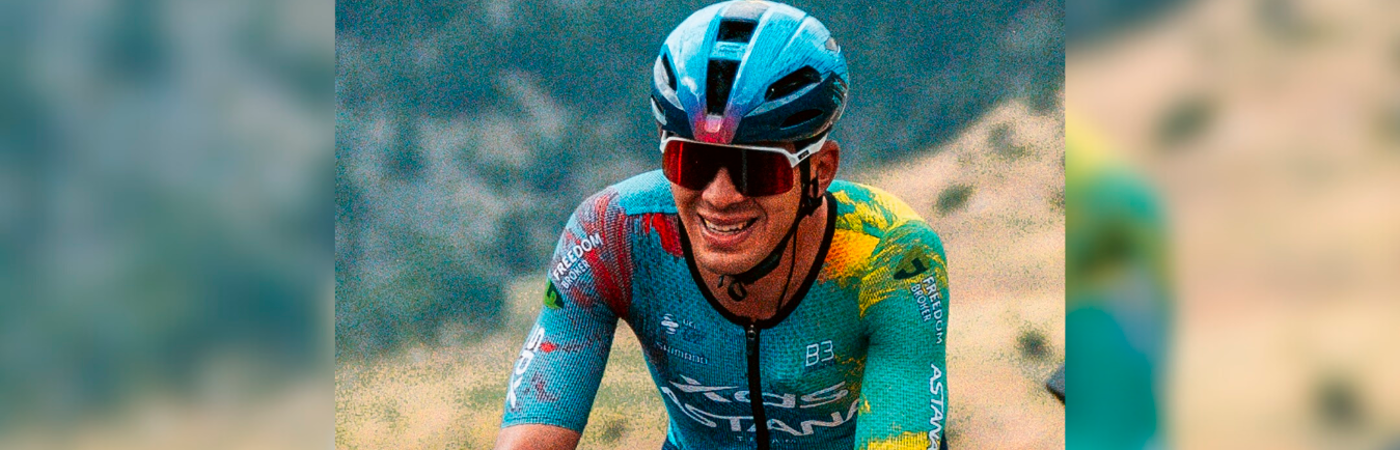 Harold Tejada, ciclista colombiano que pertenece al equipo Astana Team. /FOTO: INSTAGRAM @haroldtejada97