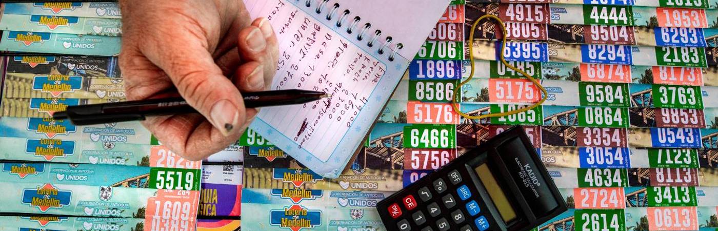 Billetes de lotería. FOTO: CAMILO SUÁREZ